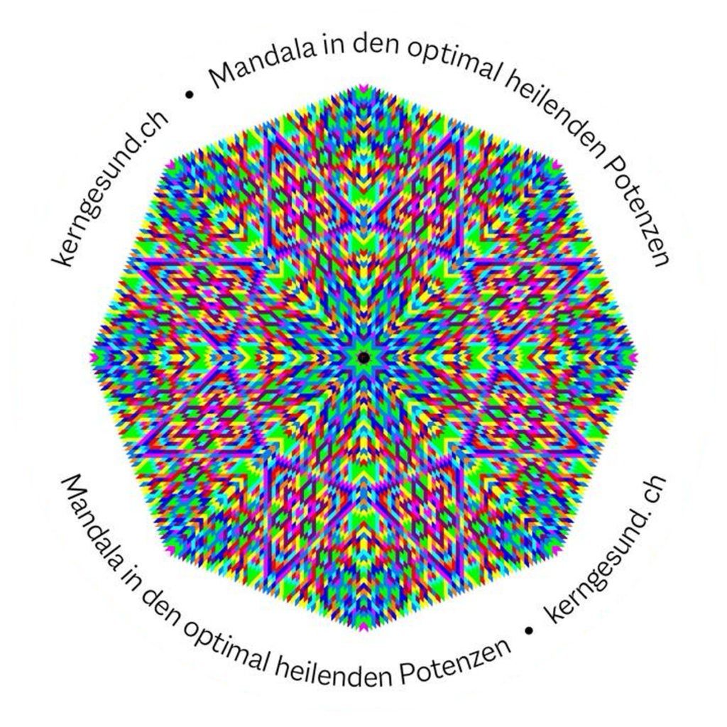 Mandala in den optimal heilenden Potenzen